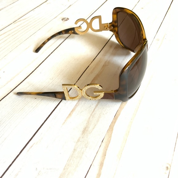 D&G Chunky BIG Wrap Around Sunglasses with Bling - Picture 3 of 10